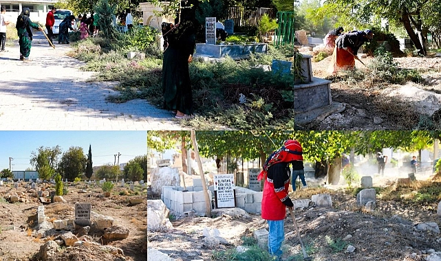 Harran’da Mezarlıklar Kışa Hazırlanıyor
