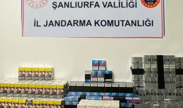 Şanlıurfa’da gümrük kaçağı ürünlere el konuldu!