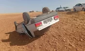 Şanlıurfa’da otomobil takla attı!