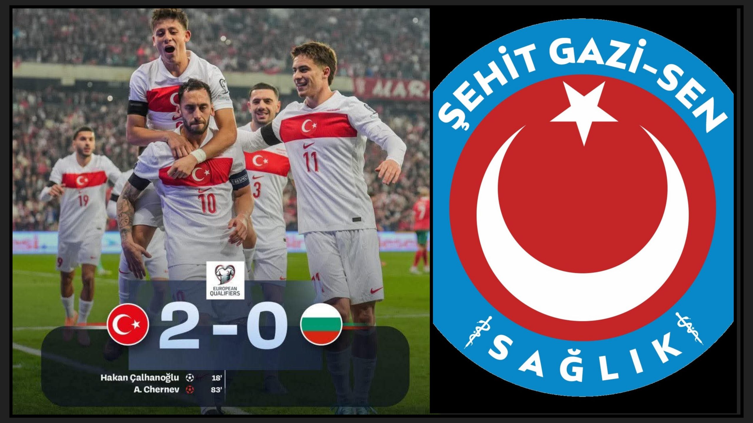 Şehit Gazi Sağlık-Sen Şanlıurfa İl Başkan Yardımcısı İbrahim Gündoğdu’dan A Milli Takım’a Tebrik Mesajı