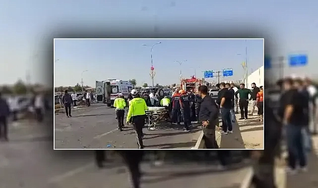 Şanlıurfa’da korkunç kaza! Yaralılar var!