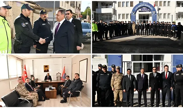 Şanlıurfa Valisi Hasan Şıldak’tan Suruç İlçe Emniyet Müdürlüğüne Ziyaret