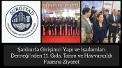 Şanlıurfa Girişimci Yapı ve İşadamları Derneği’nden 11. Gıda, Tarım ve Hayvancılık Fuarına Ziyaret