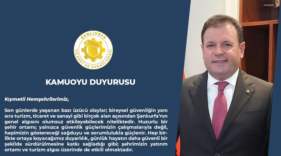 Başkan Mehmet Yetim”den Huzur ve Güven Çağrısı