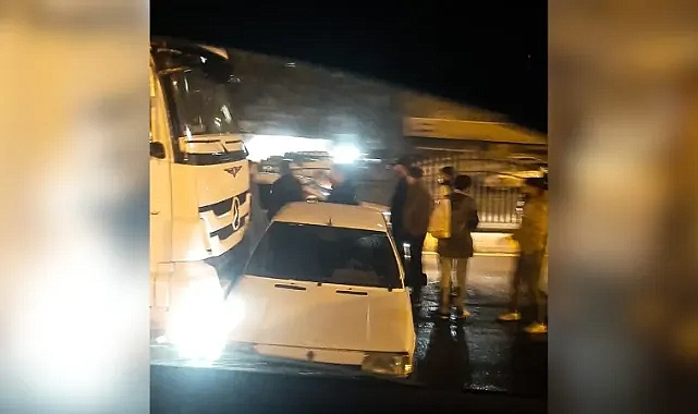 Gece vakti feci kaza!