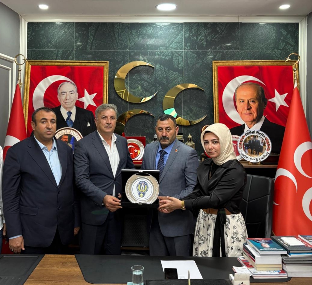EMŞAV Vakfından MHP İl Başkanı Osman Mutlu’ya Hayırlı Olsun Ziyareti