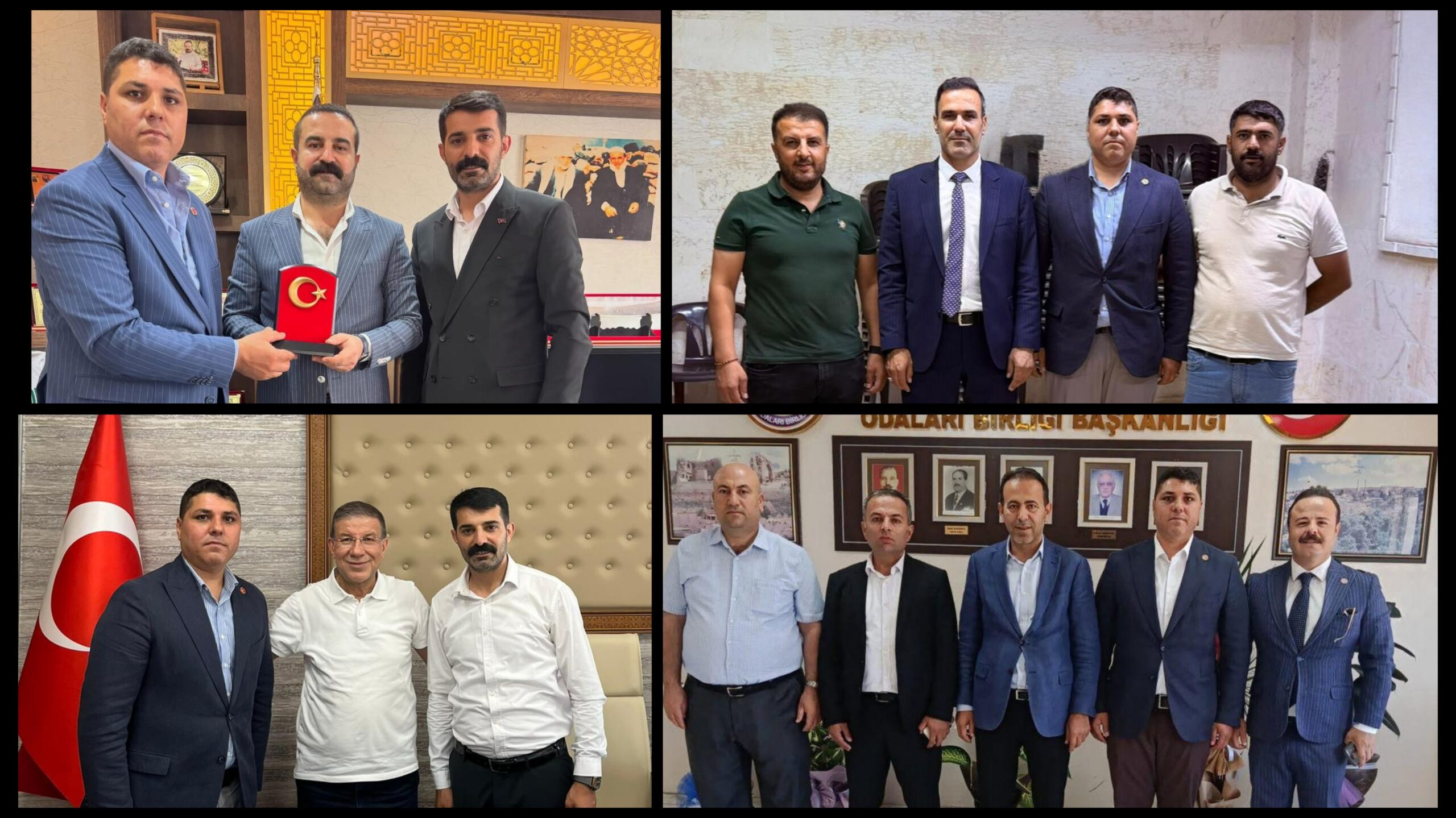 Trakyalılar Şanlıurfalılar Derneği Başkanı Sezai Kubat ve Tekirdağ Dernek Başkanı Mehmet Bedlek’ten Şanlıurfa’da Ziyaret Turu