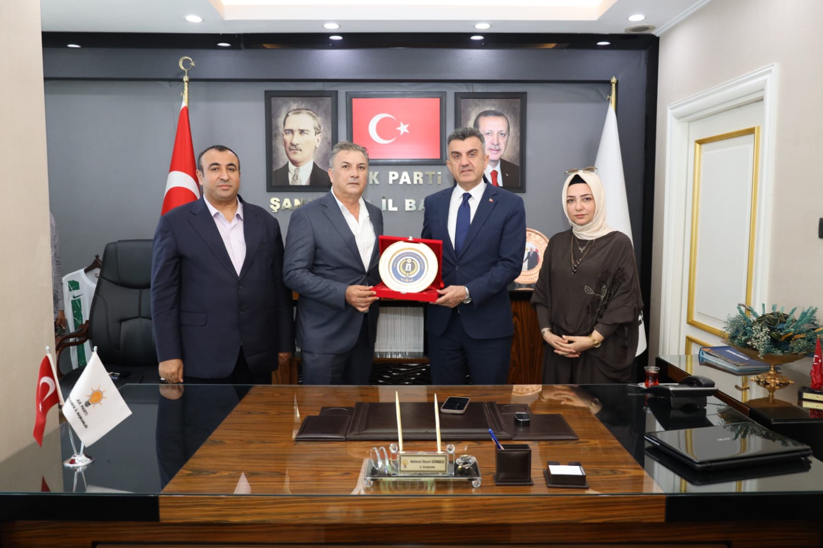 Şanlıurfa EMŞAV Vakfından AK Parti İl Başkanı Günbegi’ye Ziyaret