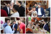 AK Parti Şanlıurfa Milletvekili Av. İbrahim Eyyüpoğlu, Haşimiye Bölgesi Tarihi Ucuzluk Pazarı Esnafını Ziyaret Etti