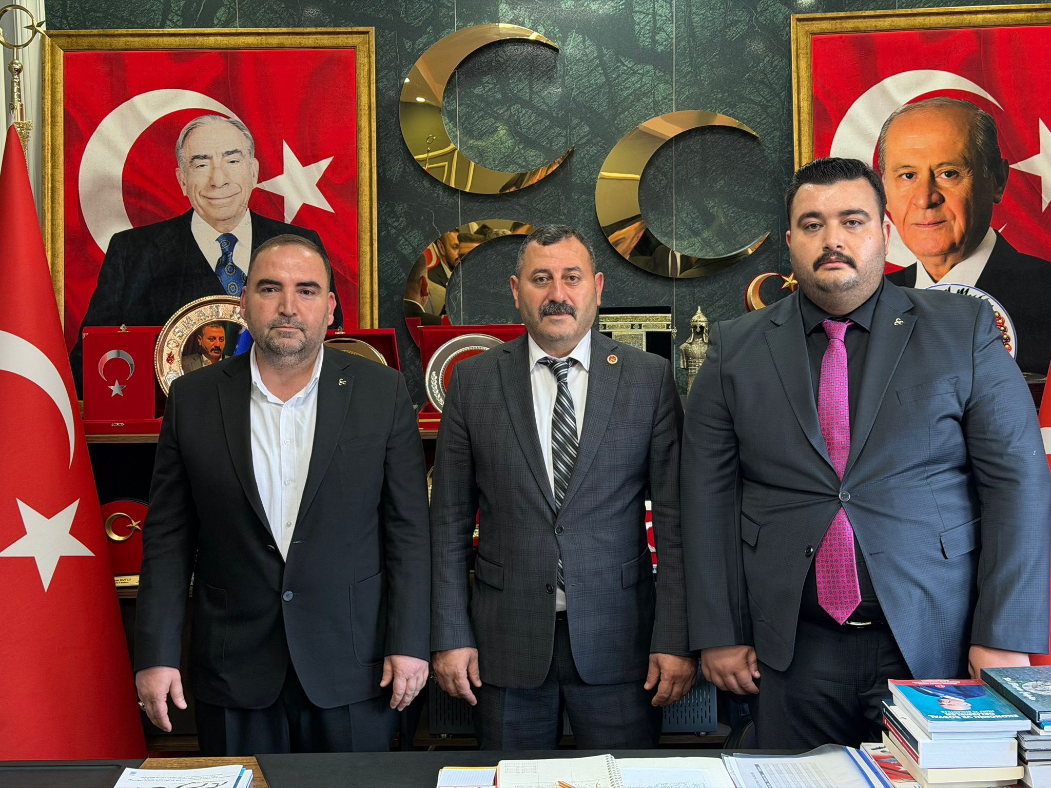 MHP Karaköprü İlçe Yönetiminde Mehmet Kolsuzoğlu Yeniden Görev Aldı
