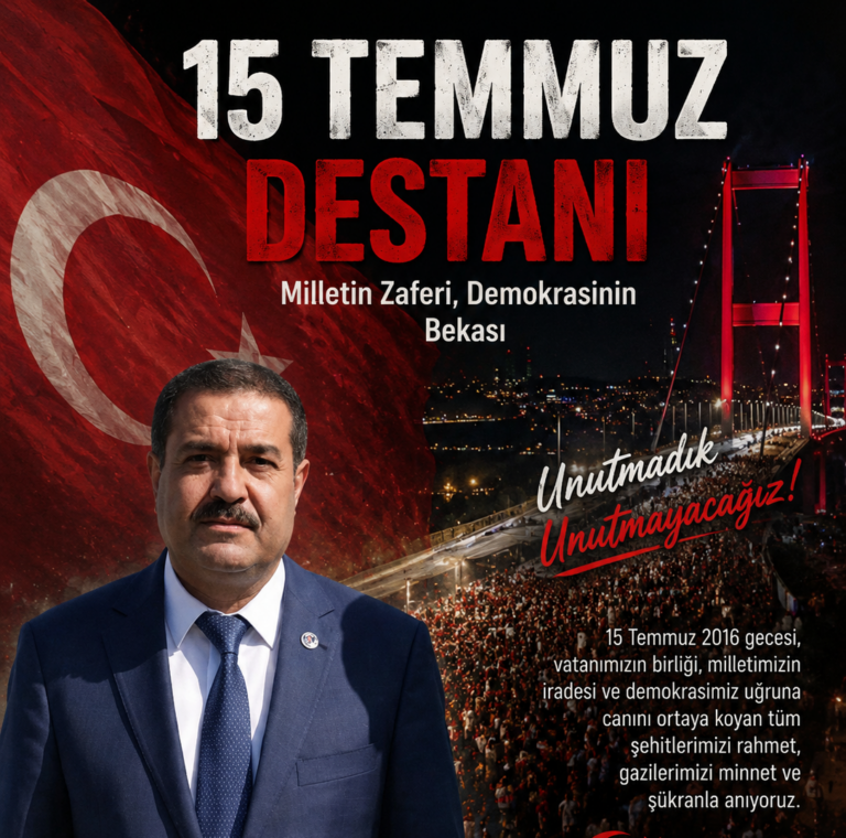 İbrahim Gündoğdu’nun 15 Temmuz Demokrasi ve Millî Birlik Günü Mesajı