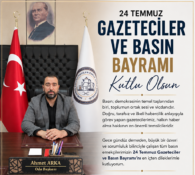 Şanlıurfa Züccaciyeciler Odası Başkanı Ahmet Arka, 24 Temmuz Gazeteciler ve Basın Bayramı’nı Kutladı