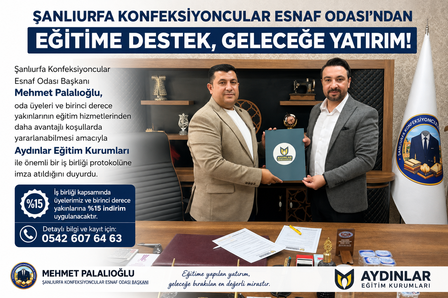 Başkan Mehmet Palalıoğlu’ndan Okul ve Dershane Kayıt Duyurusu