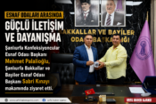 Konfeksiyoncular Odası’ndan Bakkallar ve Bayiler Odası’na Anlamlı Ziyaret