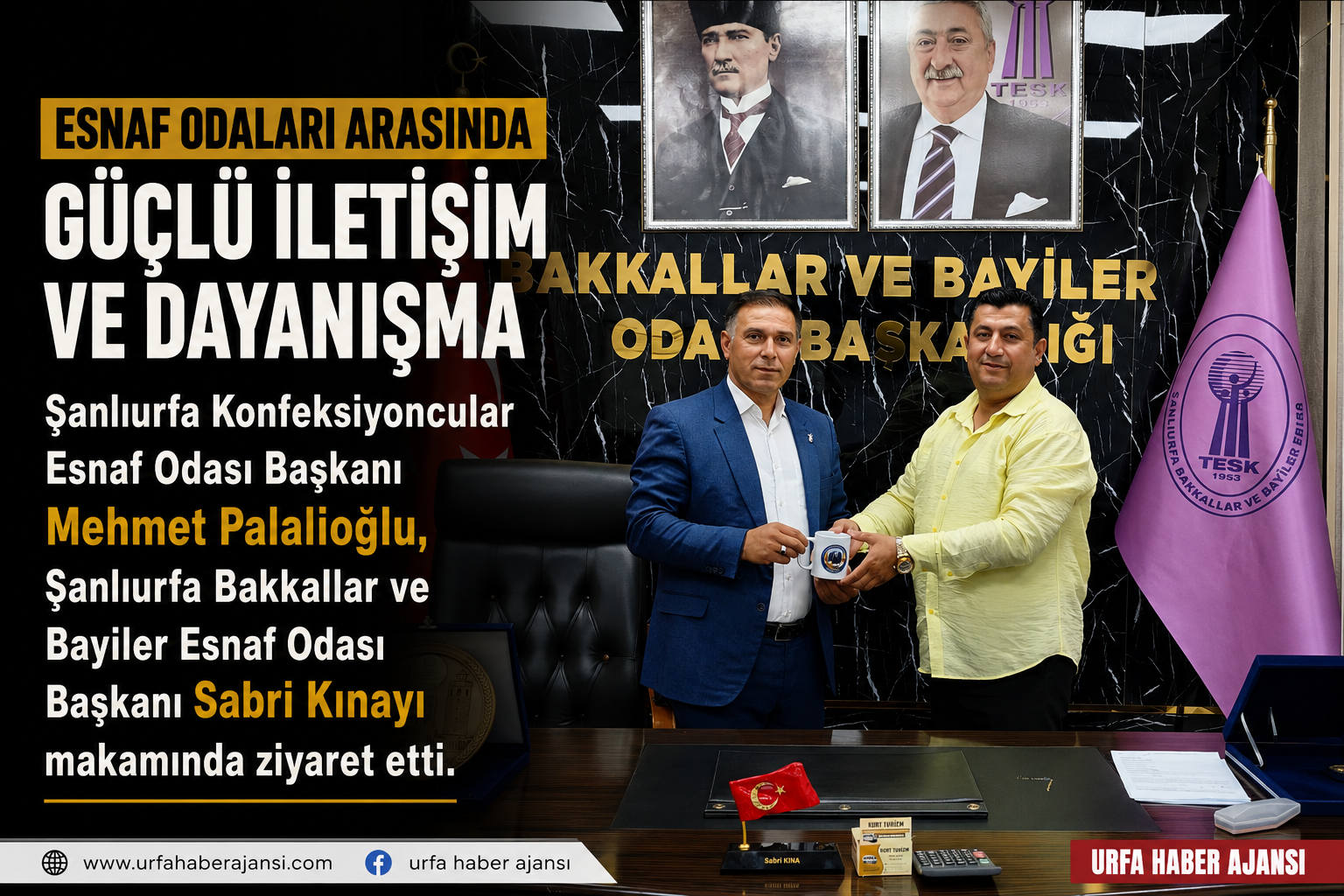 Konfeksiyoncular Odası’ndan Bakkallar ve Bayiler Odası’na Anlamlı Ziyaret