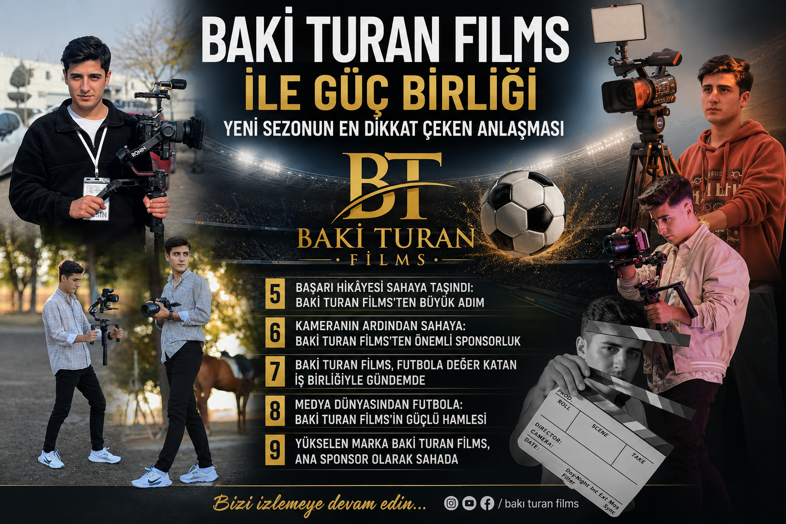 Baki Turan Films ile Güç Birliği: Yeni Sezonun En Dikkat Çeken Anlaşması