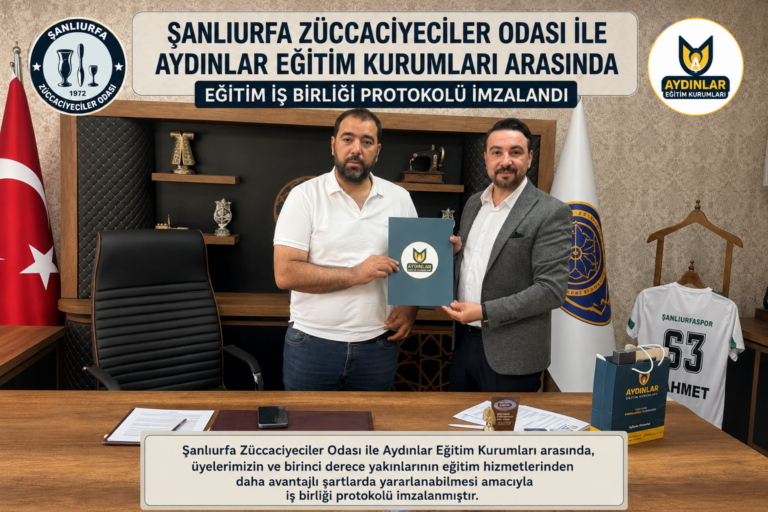 Şanlıurfa Züccaciyeciler Odası Başkanı Ahmet Arka’dan Okul ve Dershane Kayıt Duyurusu