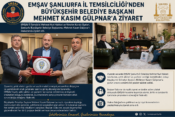 EMŞAV Şanlıurfa İl Temsilciliği’nden Büyükşehir Belediye Başkanı Mehmet Kasım Gülpınar’a Ziyaret