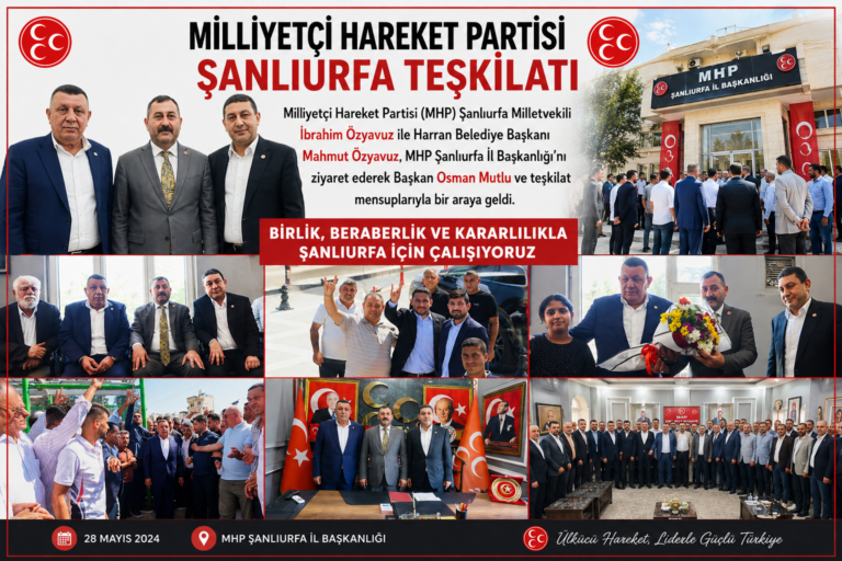 MHP Şanlıurfa Teşkilatında Birlik ve Beraberlik Mesajı
