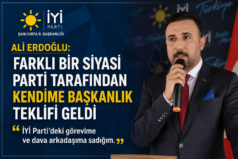 İYİ Parti Şanlıurfa İl Başkanı Eroğlu’ndan başkanlık teklifi açıklaması