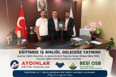 Aydınlar Eğitim Kurumları ile Şanlıurfa Besi OSB Arasında İndirim Protokolü İmzalandı