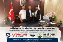 Aydınlar Eğitim Kurumları ile Şanlıurfa Besi OSB Arasında İndirim Protokolü İmzalandı