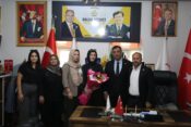 Akçakale Tatlıca Mahallesi Muhtarı Çağla Bor’dan Halil Aslan’a Ziyaret