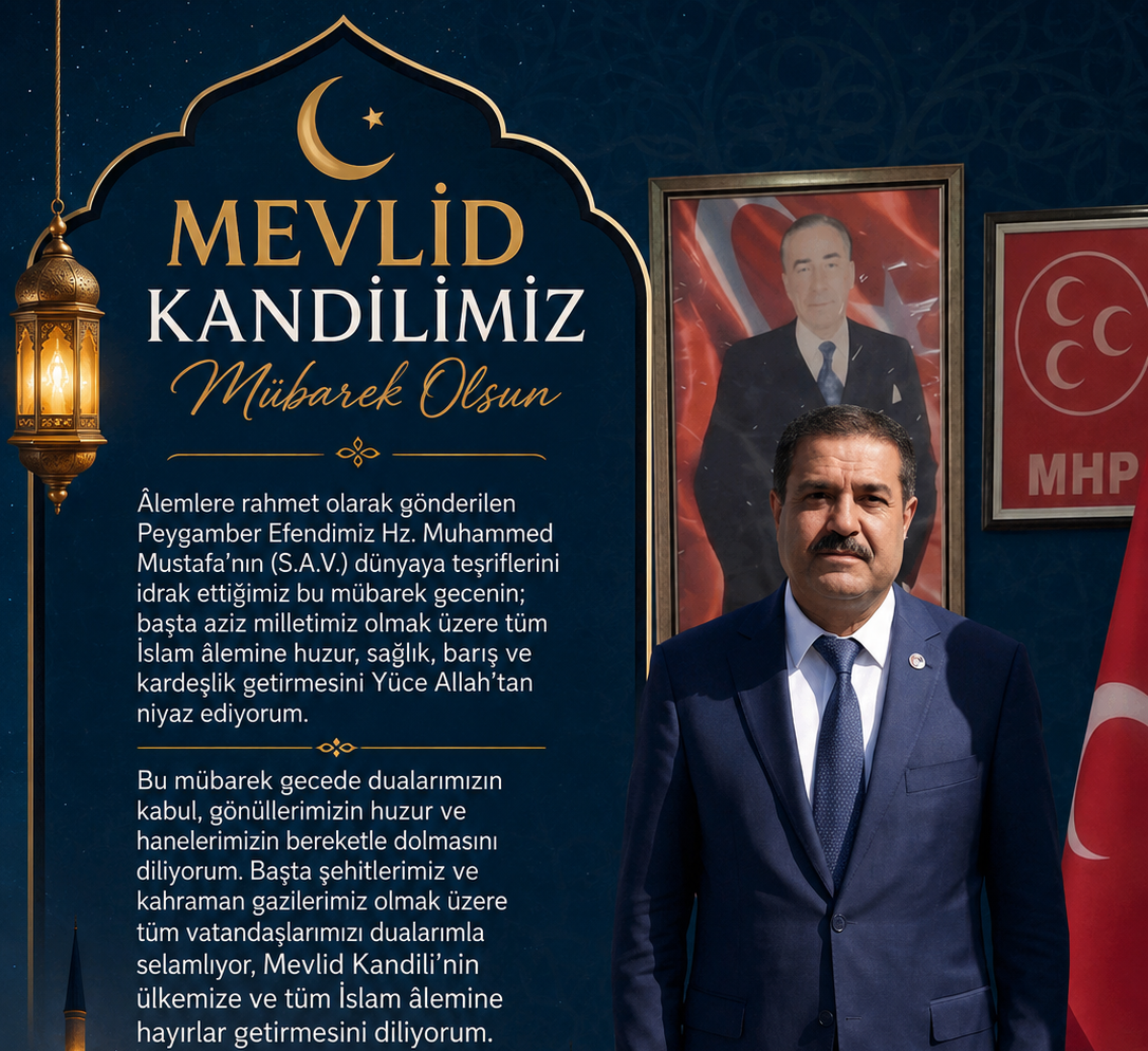 İbrahim Gündoğdu’dan Mevlid Kandili Mesajı
