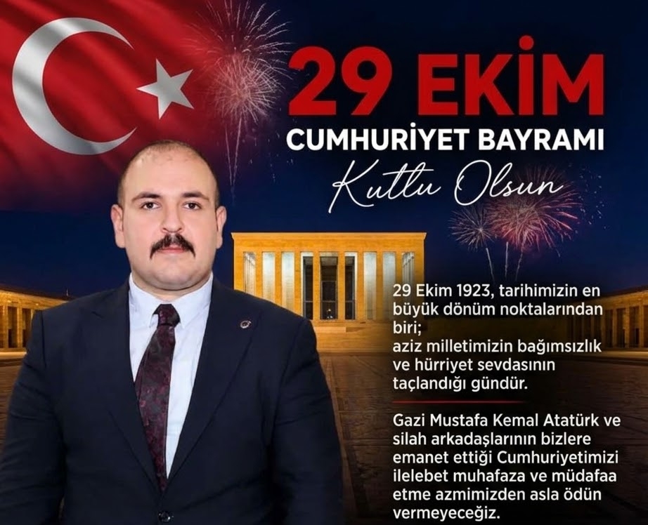 Ülkü Ocakları Haliliye İlçe Başkanlığı’ndan 29 Ekim Cumhuriyet Bayramı Mesajı