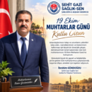 İbrahim Gündoğdu’dan 19 Ekim Muhtarlar Günü Kutlama